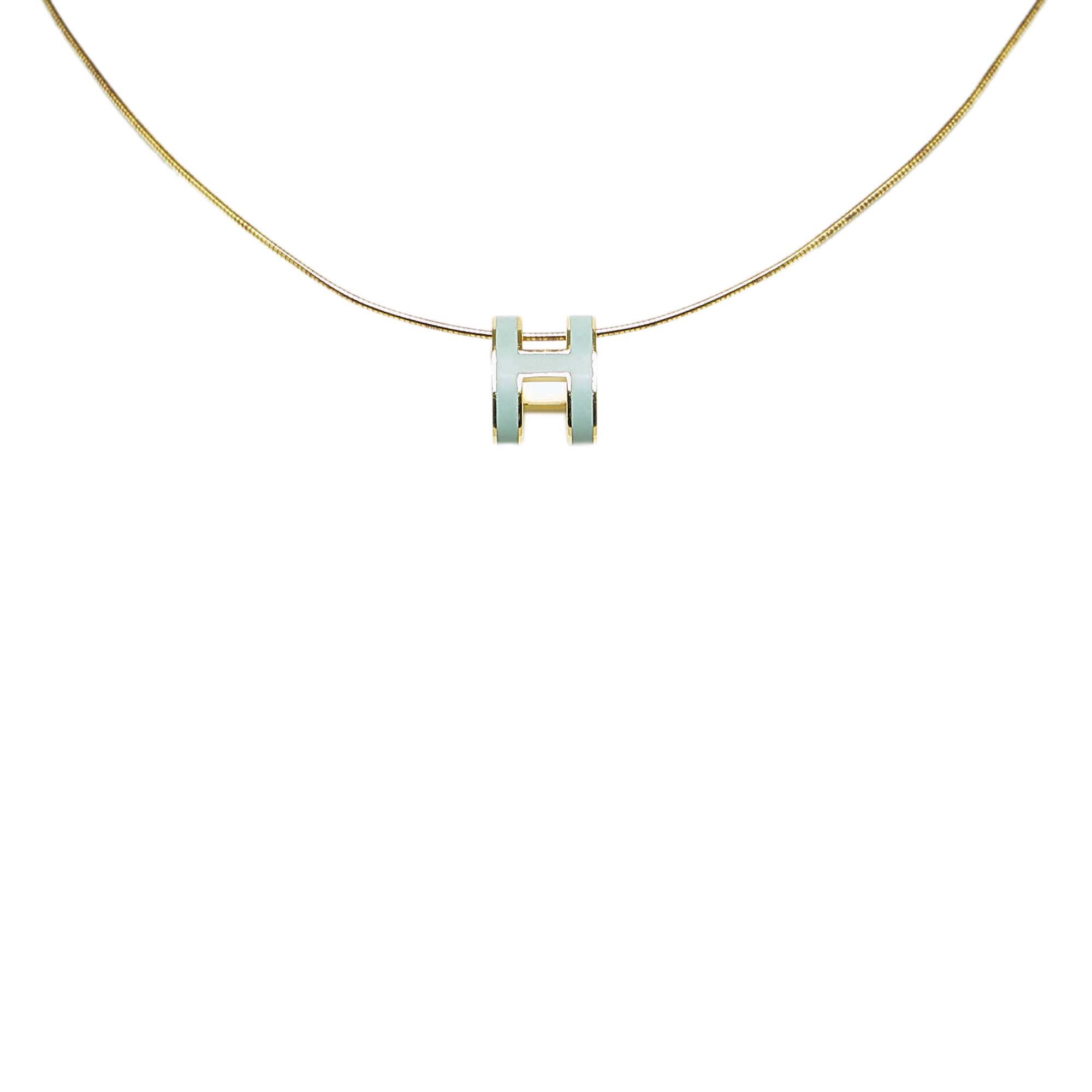 Hermes Cage Dh Cube Necklace Costume Necklace